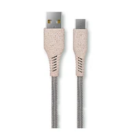 

Free Shipping Biodegradable Cable Wheat Straw Eco Friendly Mobile Phone Charger for iPhone C Type Micro USB Data Charging Cable