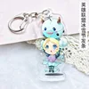 Animation acrylic double-sided Pendant LOL hero League swimming pool party crocodile key chain spread wholesale distribution