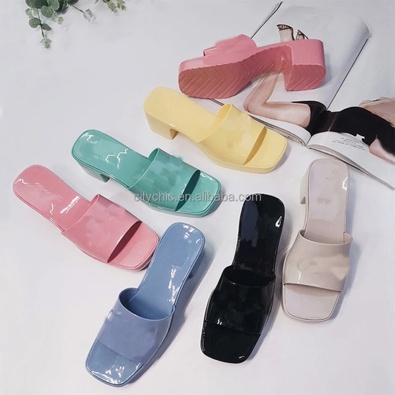 

2021 Designer Sandalias Chanclas Femmes Women Famous Brands Heel Platform Sandal Women gocci Slides, Pictures shown