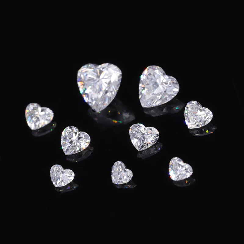 

starsgem hpht lab grown diamond heart shaped gem stones