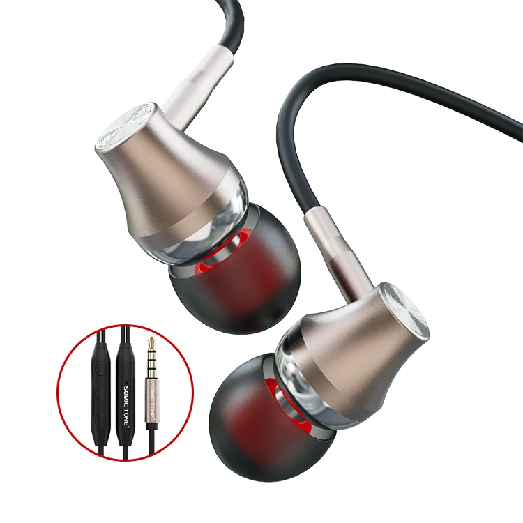 

High Definition Bass Driven Sound Headphones Wired Earbuds In Ear Earphones For Smartphone