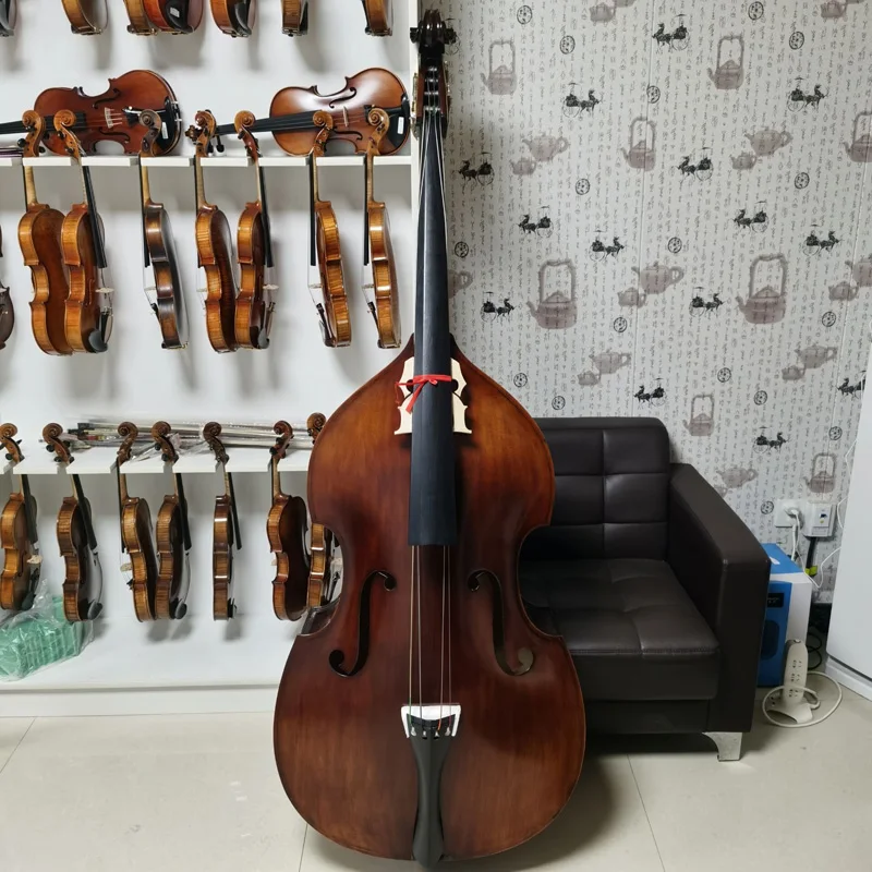 

High quality solidwood maple flamed double bass at best price, Can be produced according to customer's requirement