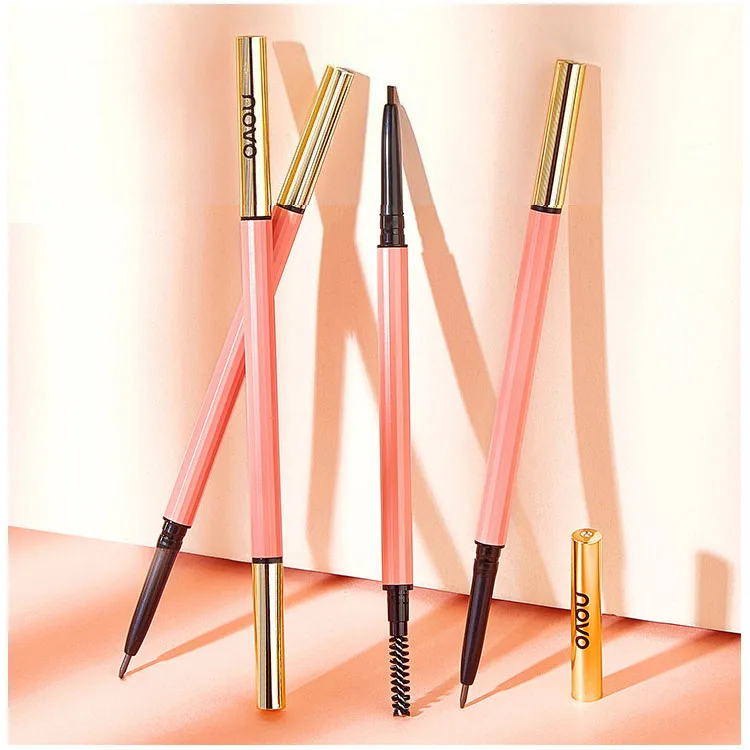 

Hot selling waterproof new arrival eyebrow pen private label 4 colors eyebrow pen