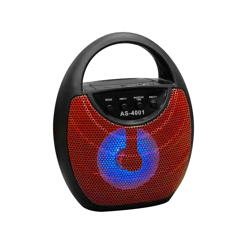 

AS-4001 tws hifi stereo sound portable outdoor bluetooth speaker with microphone