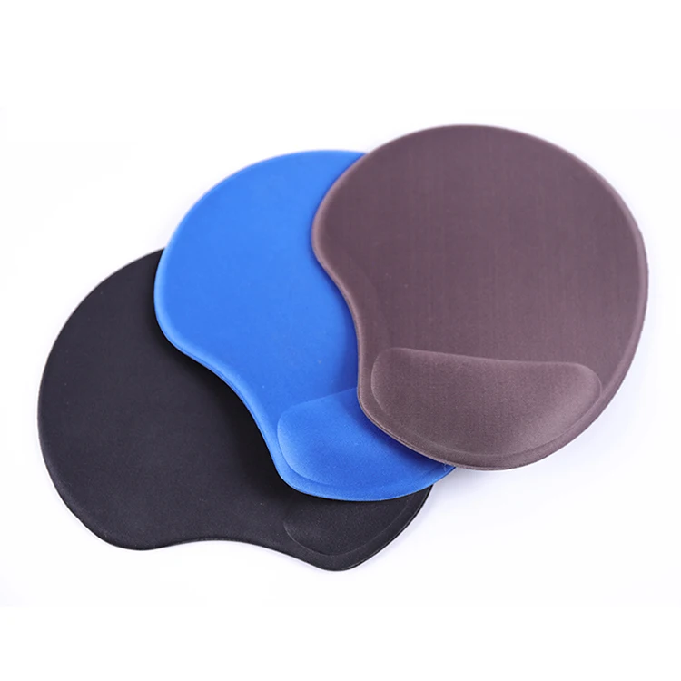 

Hot Selling Good Quality 3DAnti Skid foam Mouse Pad with Wrist Rest Extended Gaming pad, Black blue
