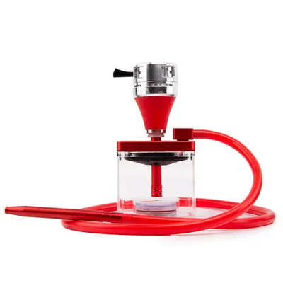 

Wholesale cube shisha square hookah acrylic hookah LED hookah shisha transparent sheesha chicha, As picture