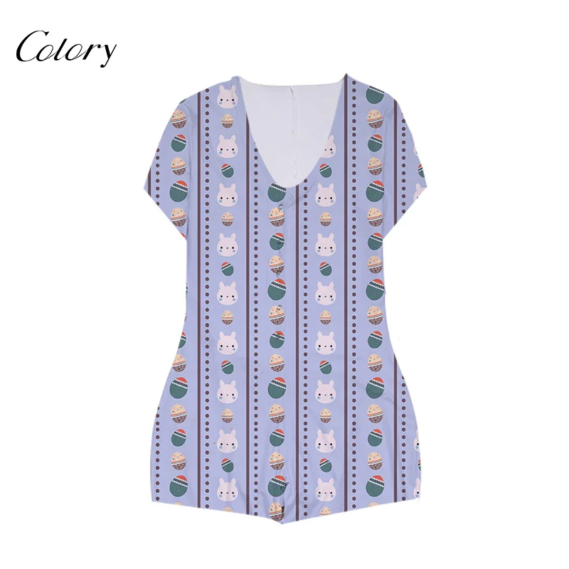 

Colory Personalized Printed Women Pajamas Customized LOGO, Picture shows