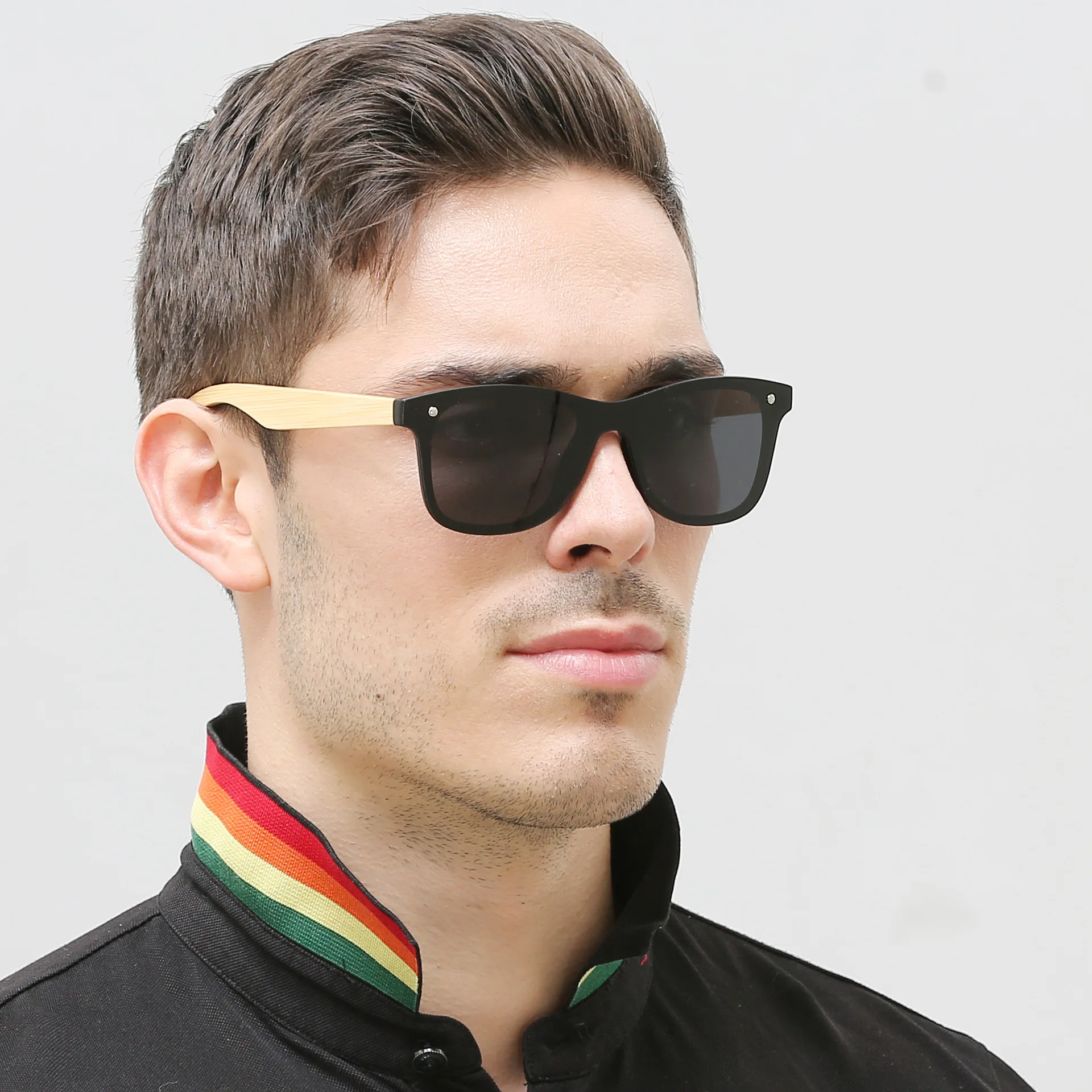 

2021 New Retro Wood Sunglasses Colorful Fashion Polarizer Bamboo sunglasses for Mens Women