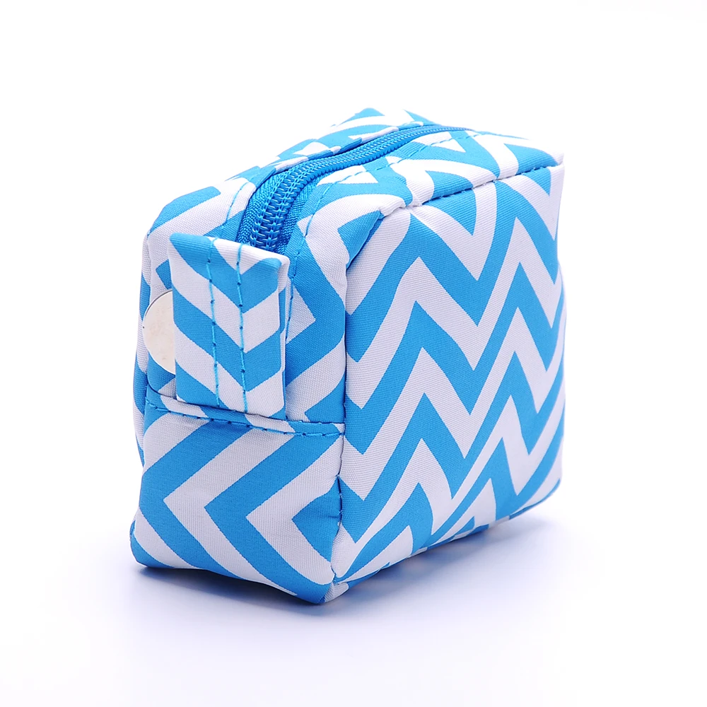 

Ready To Ship Wholesale blanks Chevron Cosmetic Bags Makeup Bags Dom 068