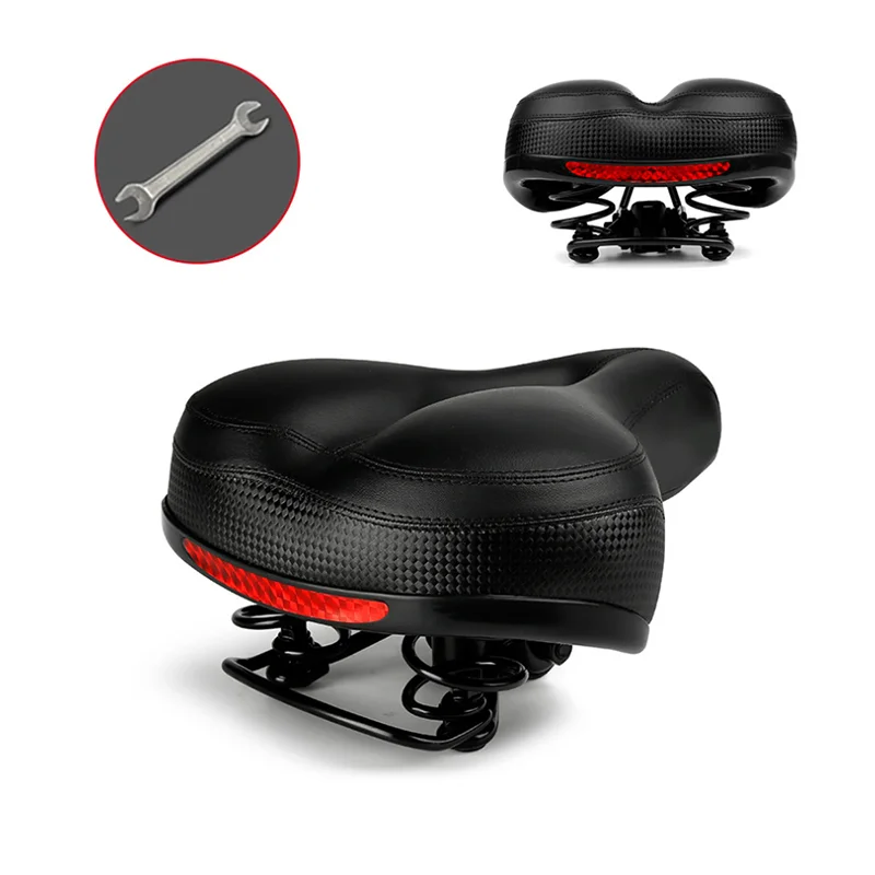 

Black Loose band lamp mountain bike safeway seats mtb bike saddle accessories leather saddle of bicycle