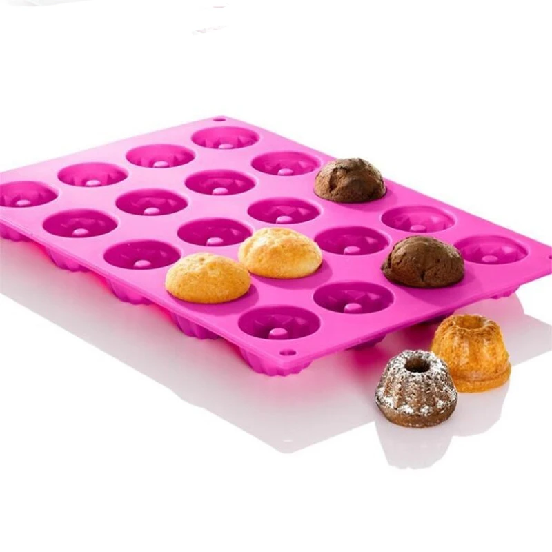 

Silicone Cake Mould 20 Cavities Cake Mold Mini Pudding Chocolate Mould Cupcake Pan Mold Decoration Baking Moulds