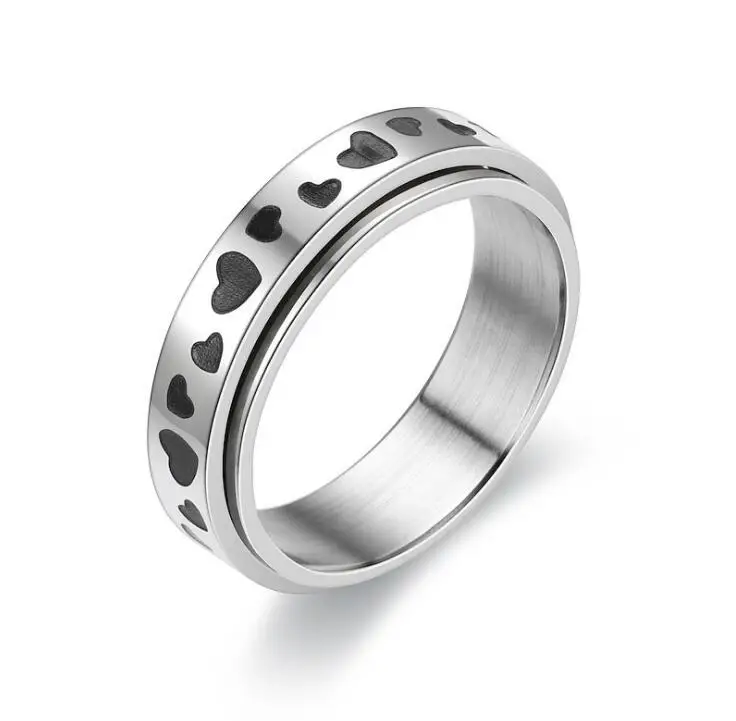 

2021 new jewelry ring cheap wholesale men stainless steel ring, Gold