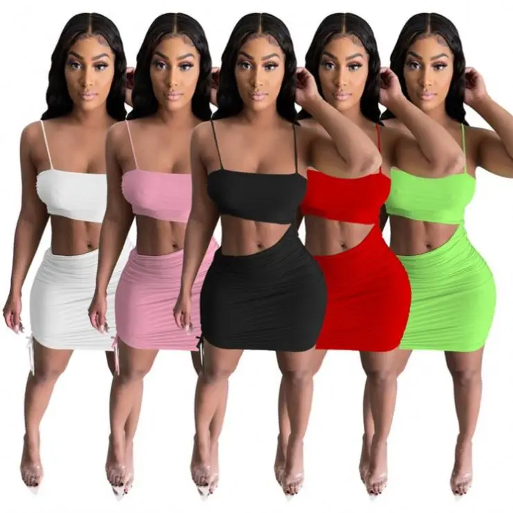 

MISSMOEN Hot Selling Fashion Solid Short 2021 Women Clothes Summer Dress 2021 Casual Dresses