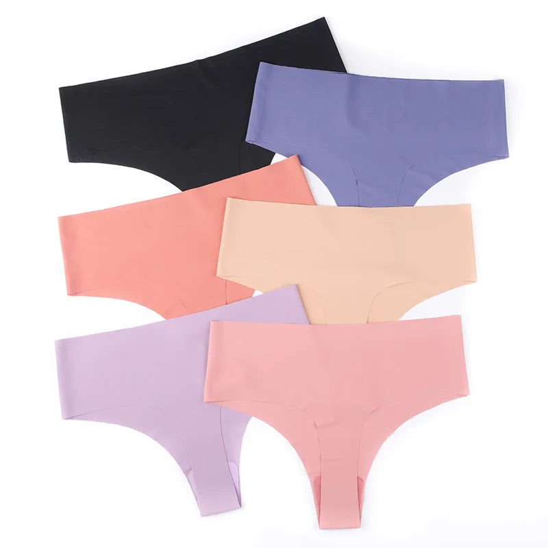 

Free Sample New Product G-String Womens Cotton Bikini Thongs Underwear Women's Lingerie Seamless Panties Thong, As picture shown