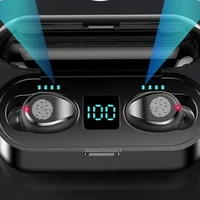 

Headphone Fingerprint Wireless Earphone With LED Battery Status Mini In-Ear Wireless Stereo Earphone Earbud with Mic