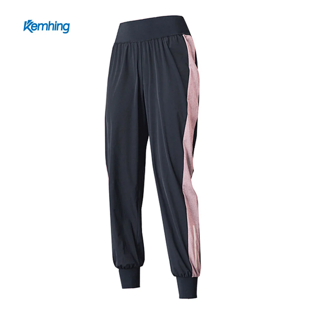 

Custom high quality women side stripe quick dry jogger pants streetwear casual pants, Printing