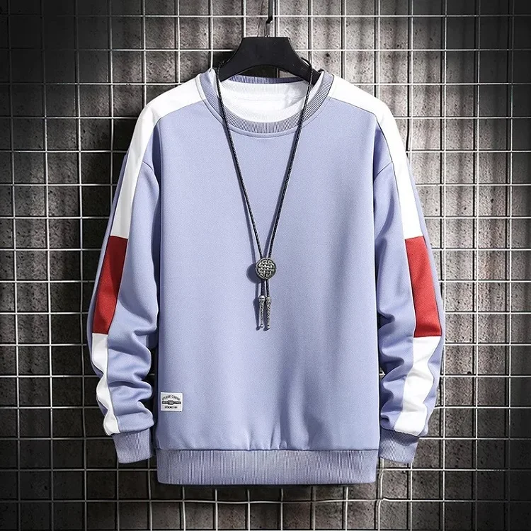 The New Round Neck Turtleneck Long Sleeve Hoodie Trend Relaxed Sports ...
