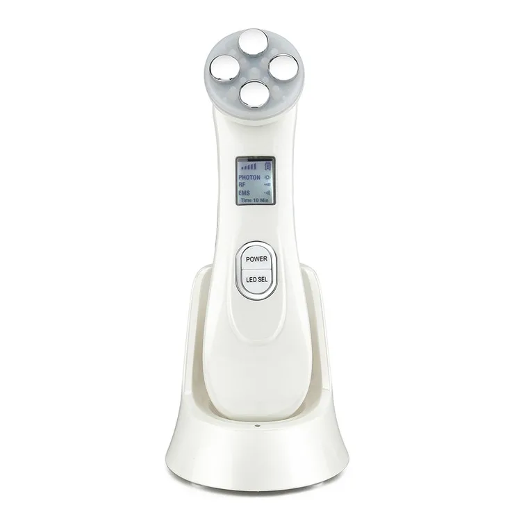 

LED color photon Anti Acne Face Masse Devace Toning Skin Rejuv Deep Facil Lifting EMS Rf Beauty device