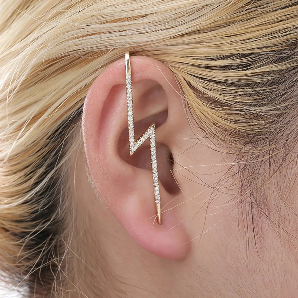 

Wholesale Jewelry Rhinestone Crystal Alloy Ear Wrap Crawler Hook Earrings