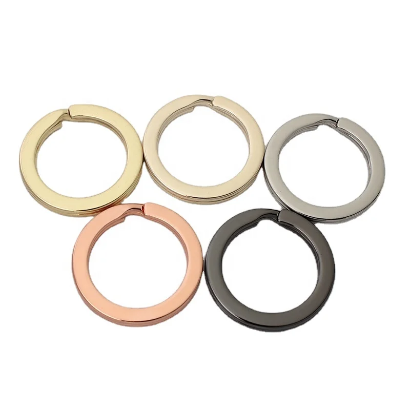 

Nolvo World  1in 5 colors Metal Parts Hardware Welded Rings Simple style metal key ring For Bag