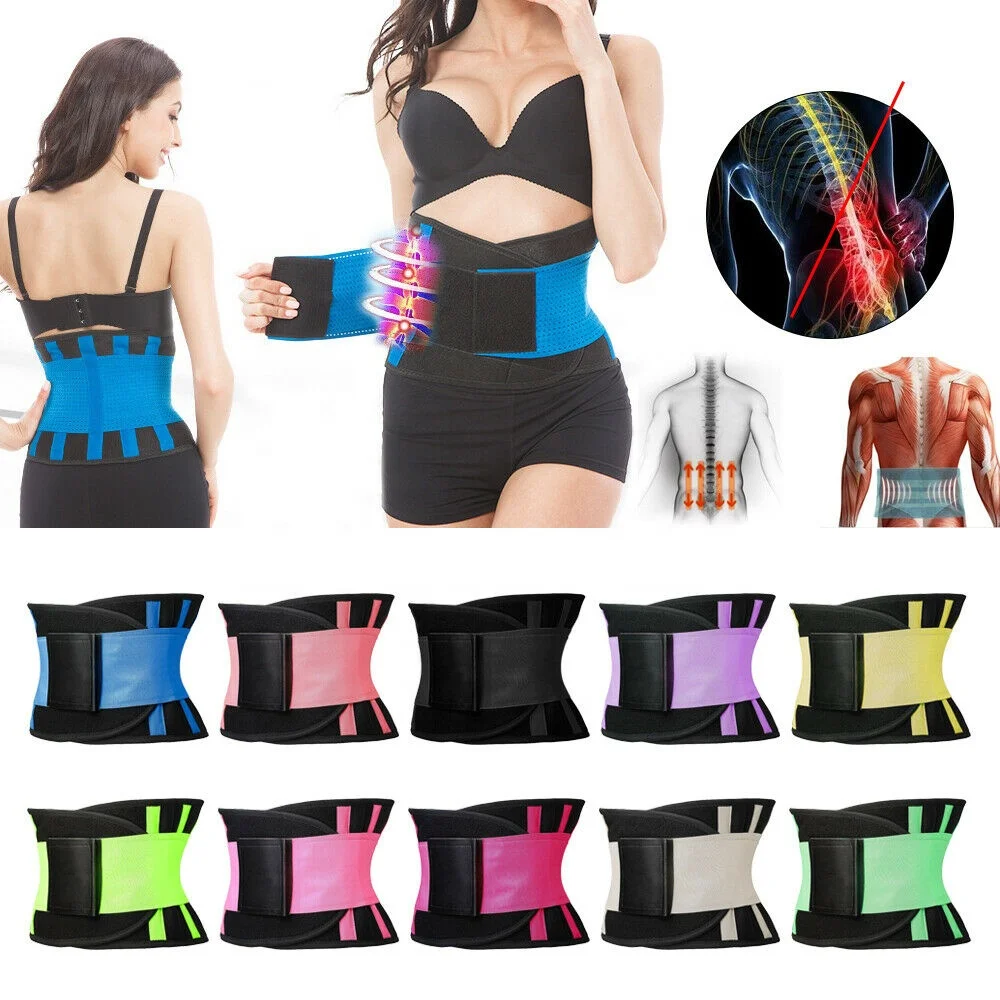 

Lose Weight Abdomen Fitness Back Support Waist Sweat Belt, Customized