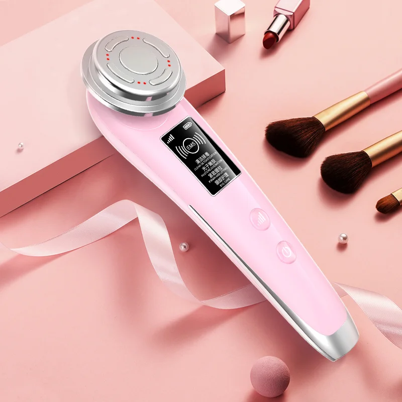

new product 2021 factory Facial beauty EMS skin tightening skin lifting machine for home use, White gold