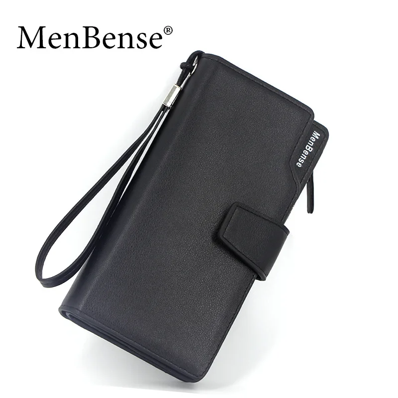 

Men's wallet fashion business simple handbag PU leather large capacity Wallet
