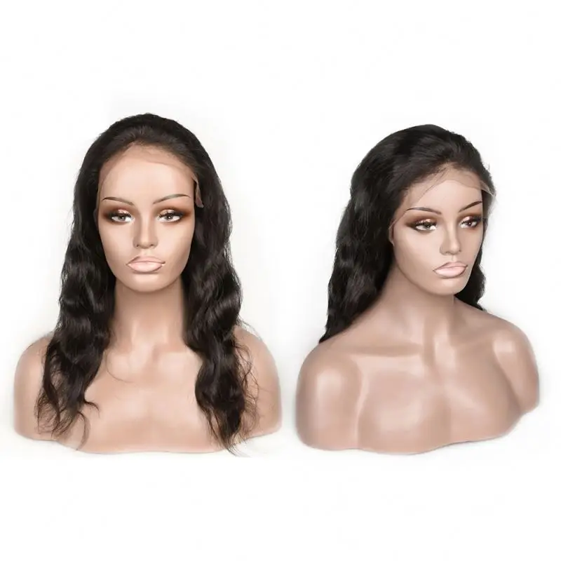 

Wholesale Price 24 inch Brazilian Pure Human Hair Wigs Natural Hairline Hair Lace Full Body WaveWig