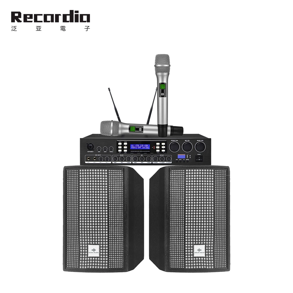 

GAB-9041 Wireless System Set Professional Microphone 400W Power Amplifier Audio Speakers For Family Party Stage Meeting