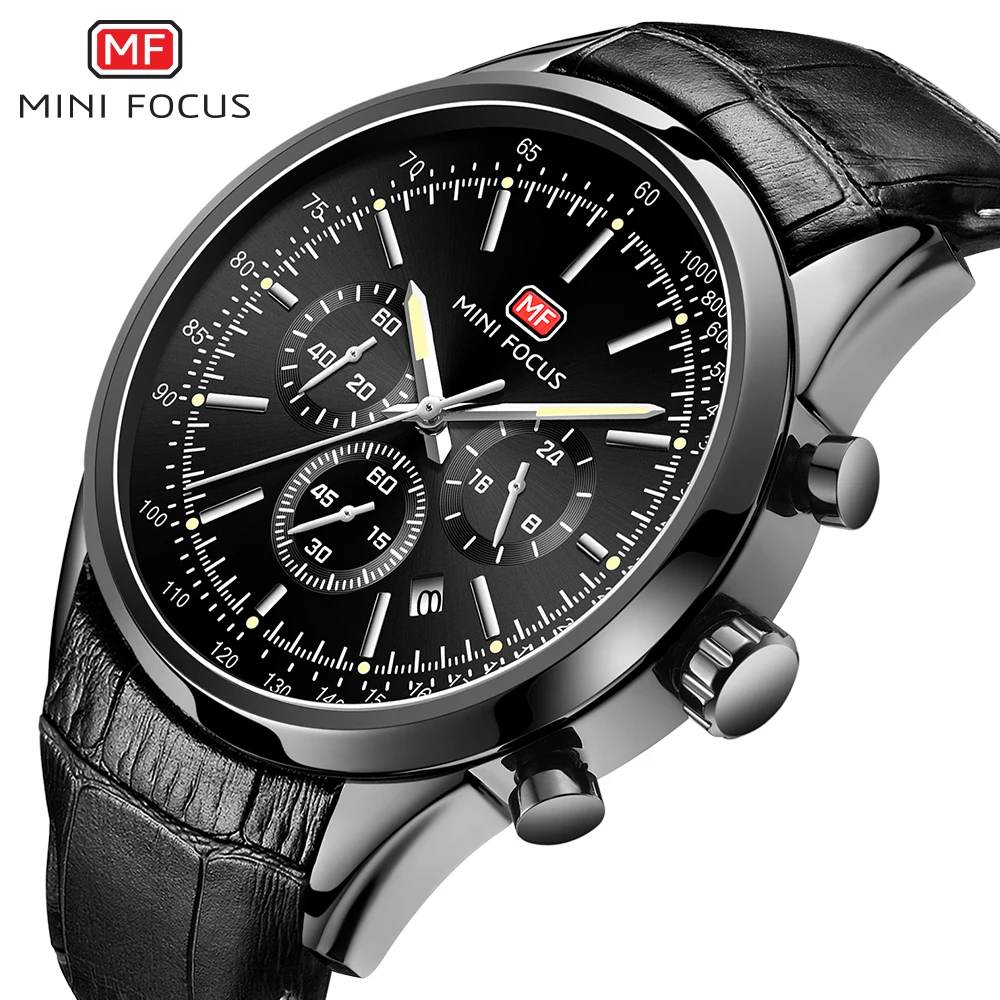 

MINI FOCUS MF0116G Chinese low price Watch dropshipping Luxury Quartz Casual Watch Waterproof Chronograph Relogio Masculino