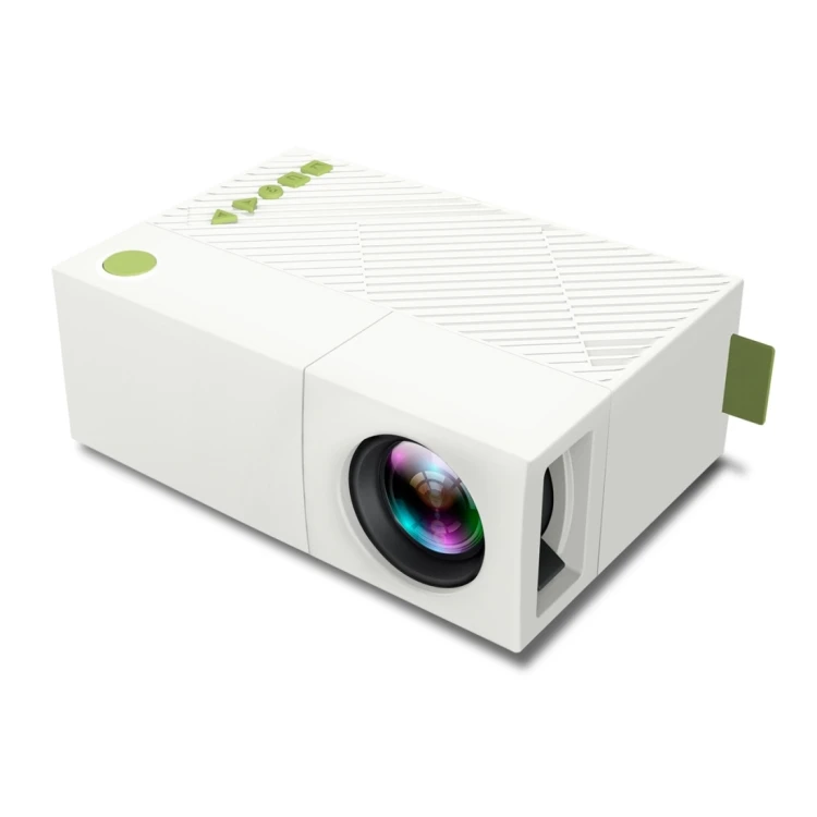 

Factory Price YG310 400LM Portable Mini Home Theater LED Light Projector with Remote Controller, White