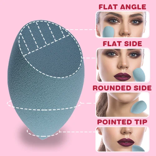 Bsmall Latex Free Makeup Blender Sponge Set Skinfriendly Cosmetic