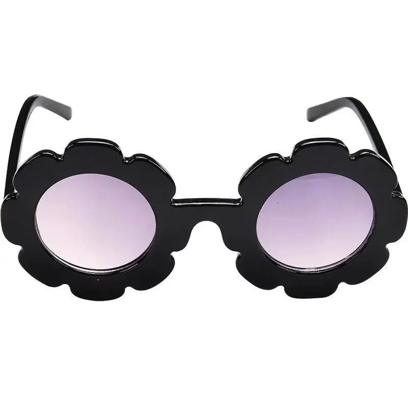 

Q1241 Baby Lovely Flower Shaped Sunglasses Cute Round Shades UV 400 Protection Infant Gift Sunglasses, 6 color
