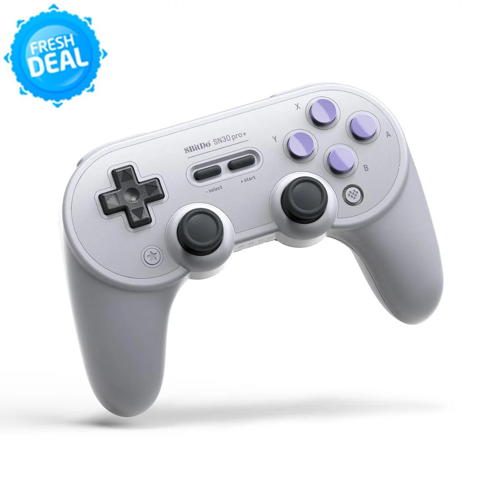 

P14 8Bitdo Sn30 Pro Plus Wireless Gamepad With Vibration usb For Raspberry Pc Switch Steam