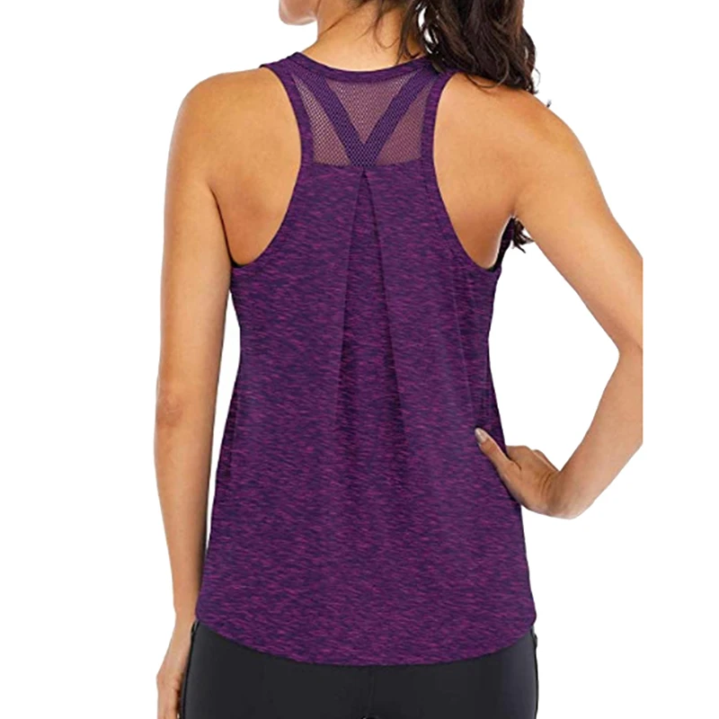 

2021 New women sports tank top women cute summer loose tank tops