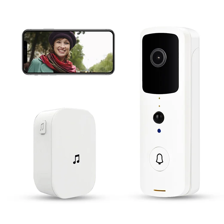 

Best sale wireless doorbell entry Tuya smart baby intercom v30 doorbell, Black white