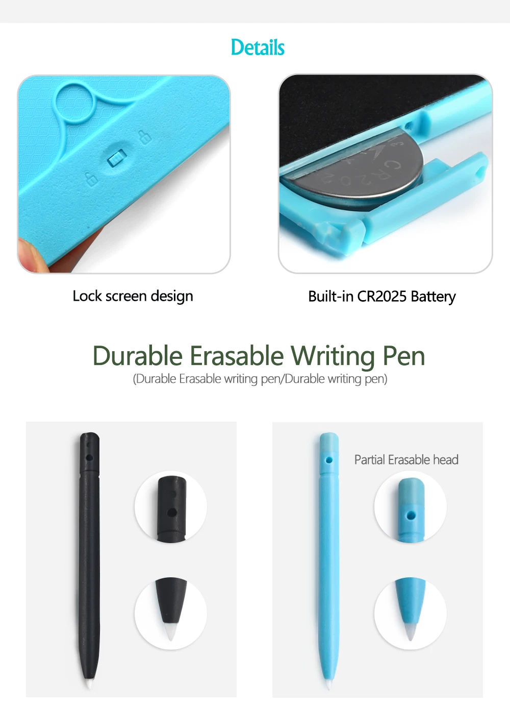 6-lcd writing tablet new