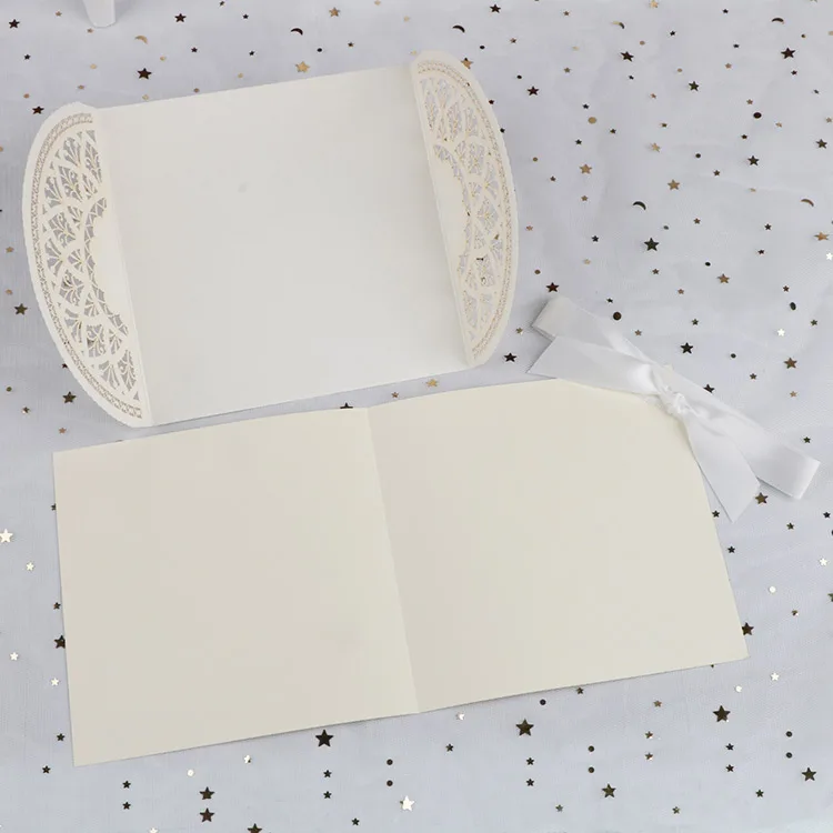 
Cheap wedding invitations laser cut card design marriage invitation card 