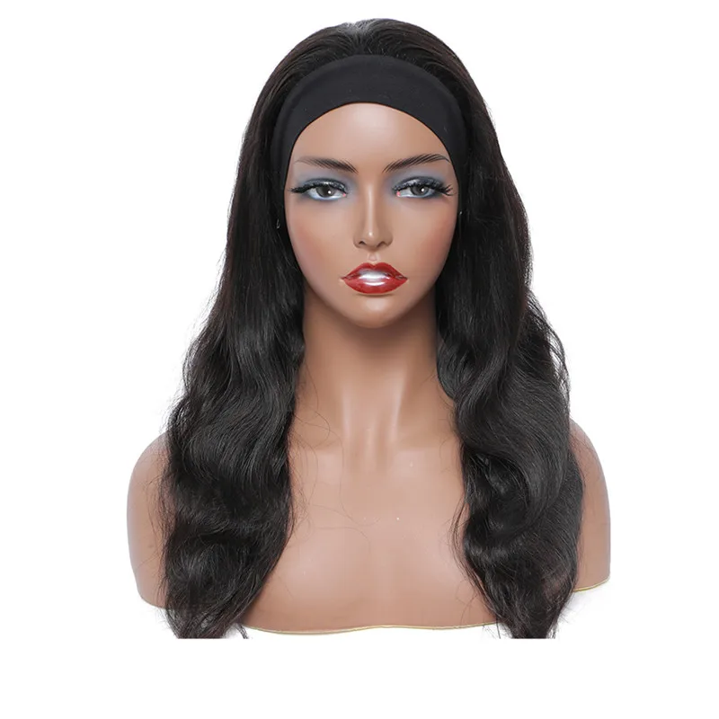 

Wholesale Headband Wig Human Hair For Black Women,100% Remy Human Hair Headband Wig,180% density Ponytail Human Hair Wig