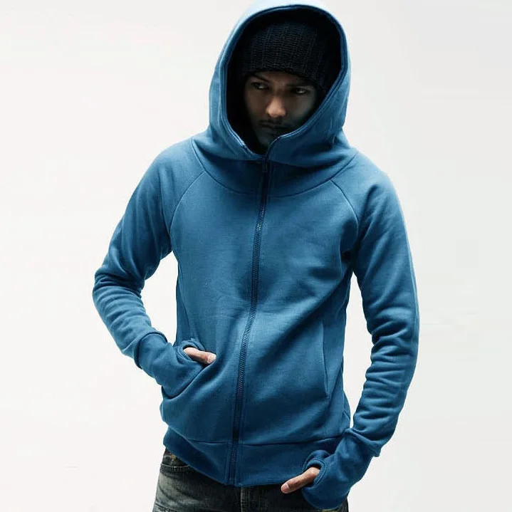 
Hot sale casual winter hoodie with pocket polyester cotton outdoor sport wear jacket for men 