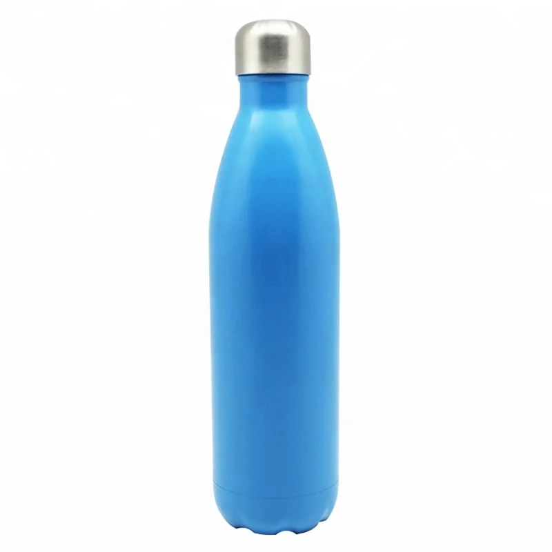 color stainless steel drinking water bottle with custom logo