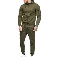 

Mens Thermal Slim Fit Zip Up Sweat Jogging Tracksuit Wholesale Sports Gym Athletic Sweat Suit