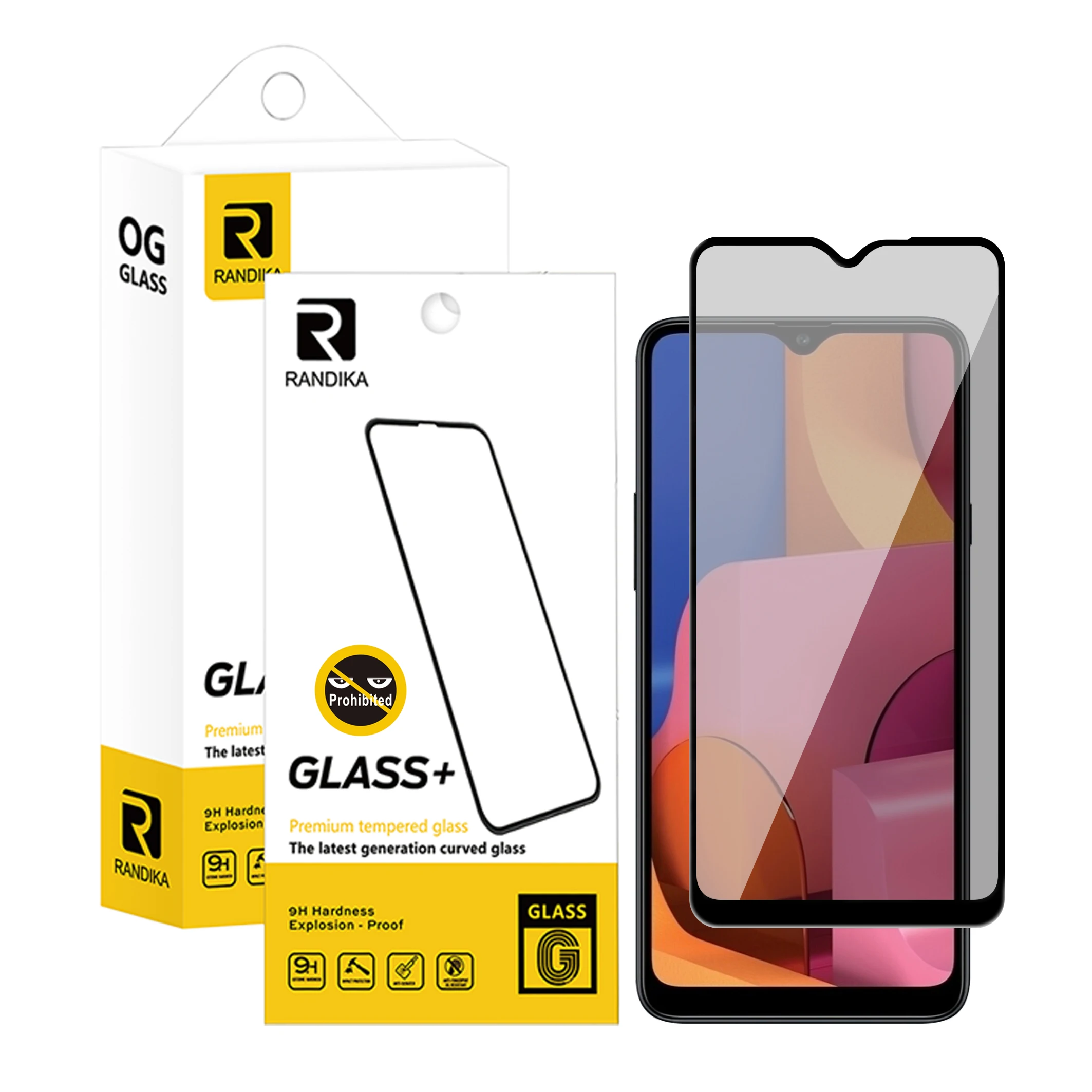 

Mobile Phone Screen Protector Full Covering Tempered Glass of Mobile Phone Nano Glass Privacy Protector of Samsung