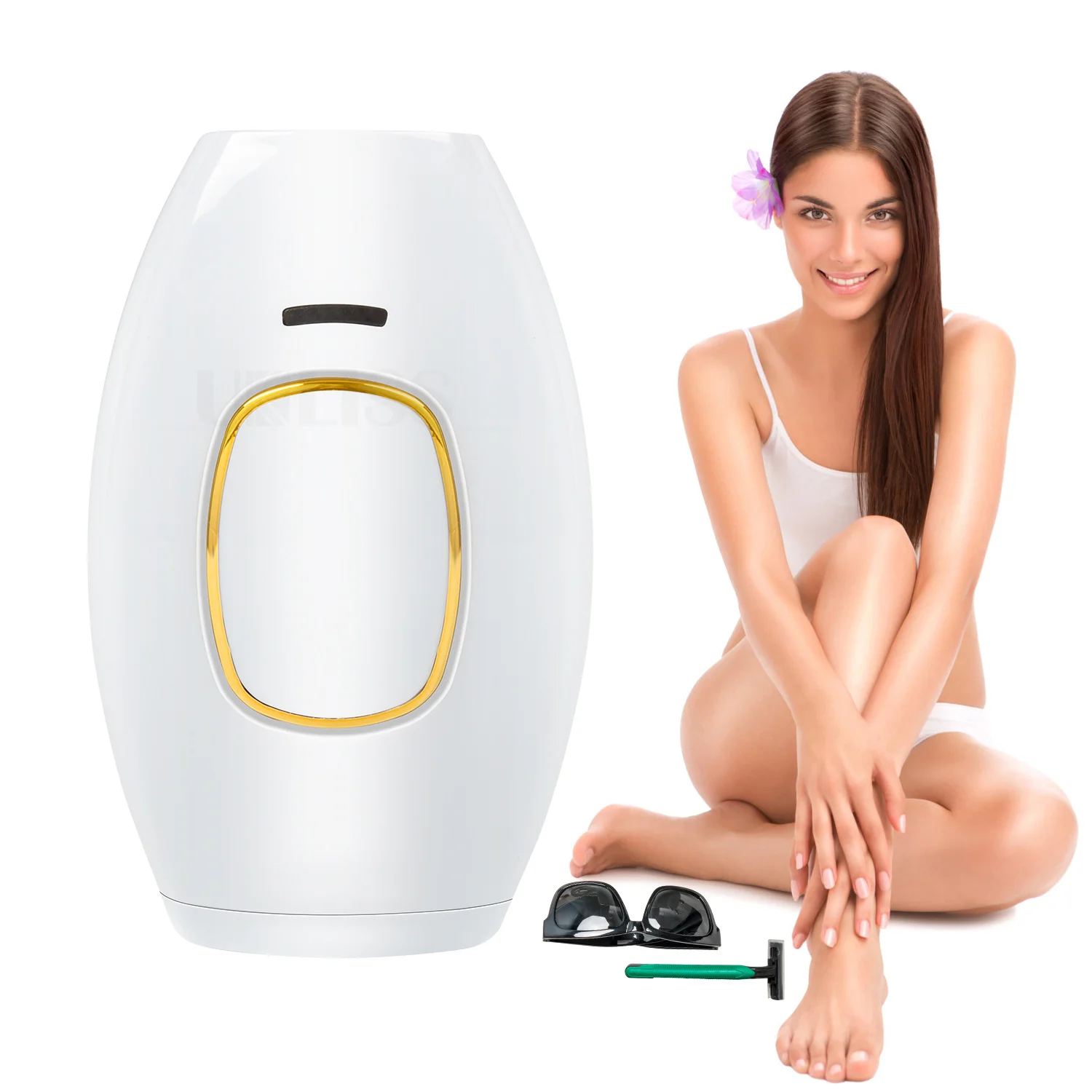 

Home Use Painless Electric Laser Epilator For Women Permanent IPL Hair Removal 600000 Flash Hair Remover Photoepilator Device