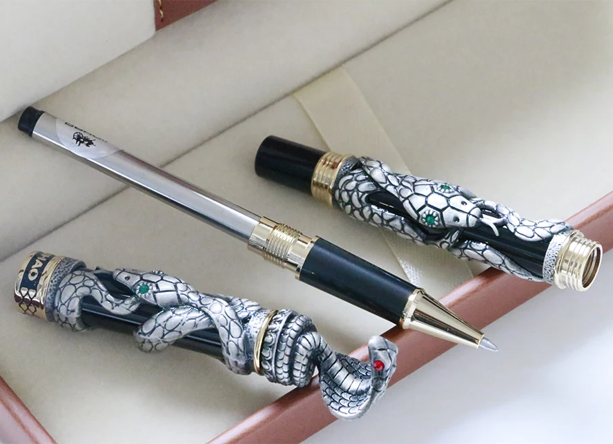 Jinhao Snake 3d Cobra Advanced Writing Black Refill Ball Pen Vip Client