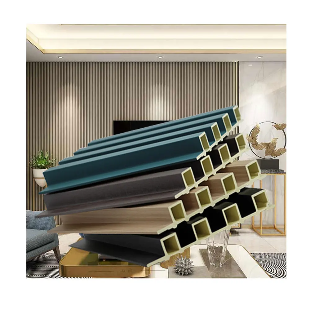 

Wall cladding PVC Board Interior Wood Wall Sheet Bamboo Fiber Interior WPC Wall Panels