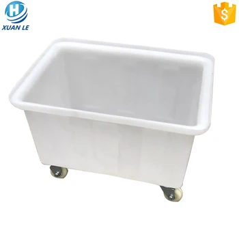 Factory Sell Poly Plastic 1000liter Bulk Laundry Carts Trolley Linen ...