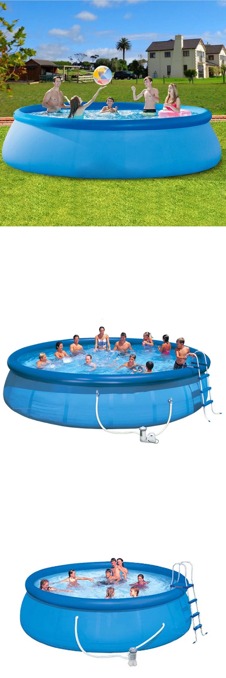 Henghou Inflatable Adult Family Pool Swimming Designs/large Swimming