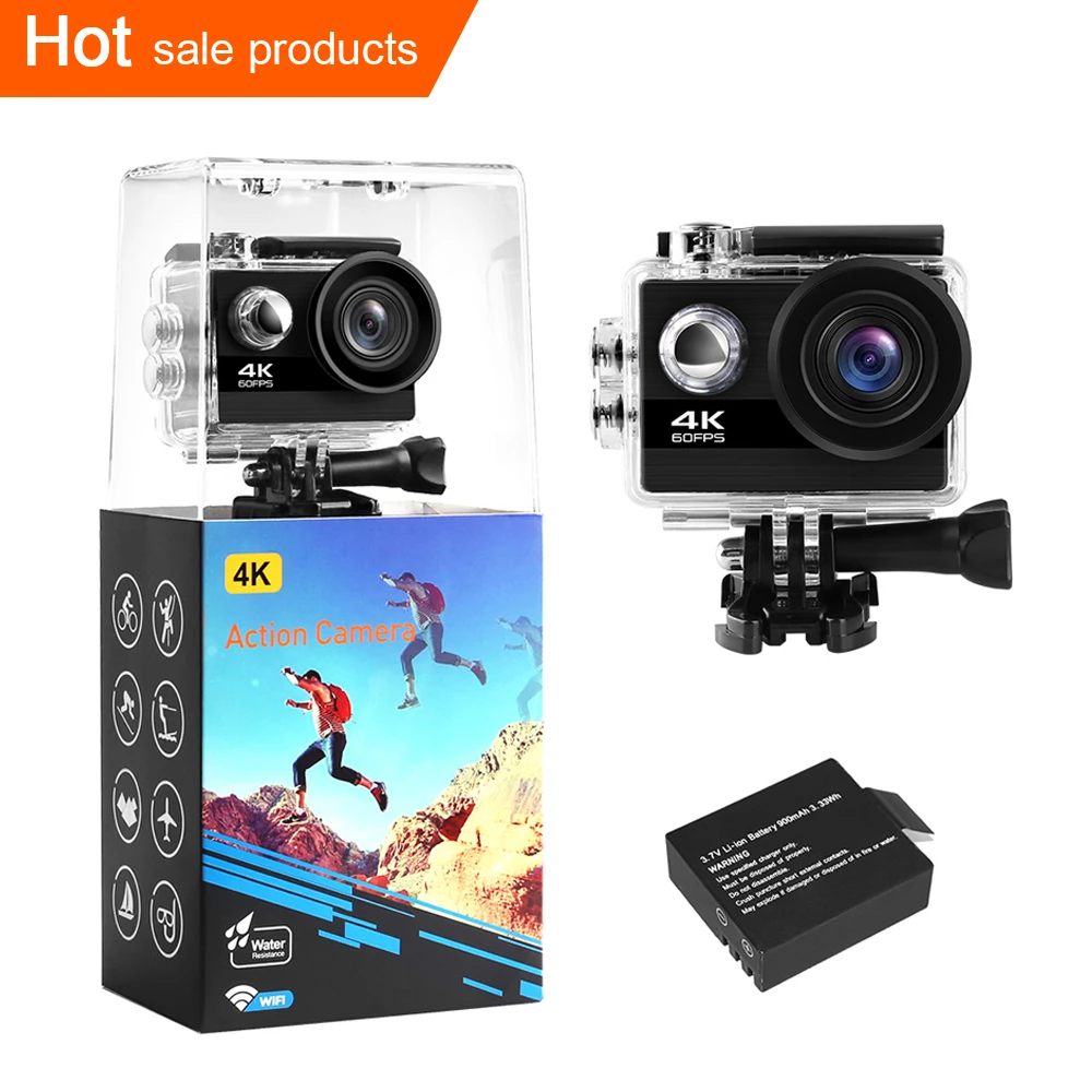 

New arrivals 2020 amazon Original eken h9r 4K 60fps youtube action camera 4k waterproof wifi video camera