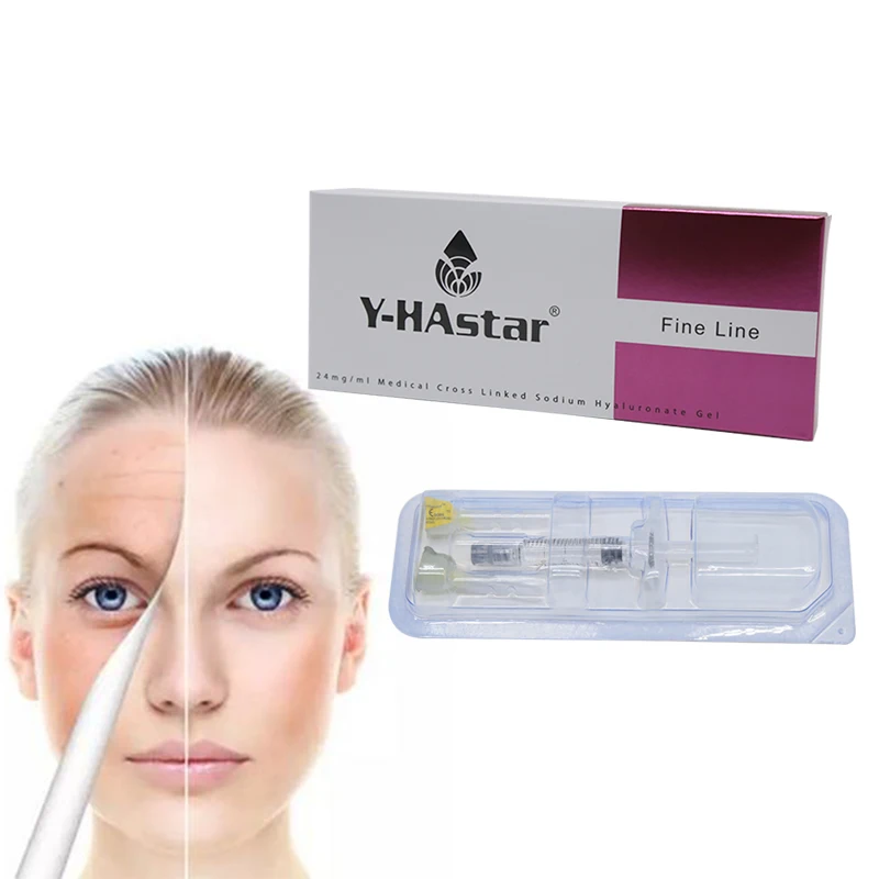 

Y-HAstar fine line hyaluronic acid facial around the eyes, Transparent